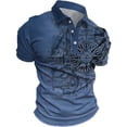 thumbnail image 1 of Icvfdpl Polo Shirts For Men Casual Printed Short Sleeve Daily Work Outings Comfortable Versatile Suitable Spring Summer Mens T-Shirts Xxl, 1 of 4