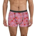 thumbnail image 2 of Goofa Cute Strawberry Printed Men's Boxer Briefs Underwear, Moisture-Wicking Underwear, Trunk,Soft and Breathable Cotton Underwear-XX-Large, 2 of 9