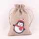 thumbnail image 5 of Paquete Bolsas videñas con Cordón de Arpillera para Almacenamiento quetes Navideños, Suministros tas Navideñ Gloria Bolsas de arpillera de yute, 5 of 9