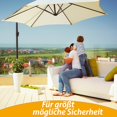 thumbnail image 3 of 4smile Umbrella Base - Stainless Steel In-Ground Umbrella Stand, 3 of 5