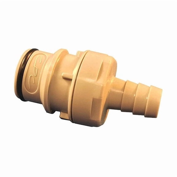 Colder Coupler,Polypropylene,Gray,Push In HFC171012