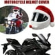 thumbnail image 4 of Sombrero de casco de moto unisex de Papá Noel, cómodo terciopelo rojo y, 4 of 8