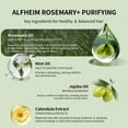 thumbnail image 4 of Alfheim Rosemary+ Complete Hair Care Set | Vegan 5-Step Scalp & Hair Ritual with Shampoo 10.7oz, Conditioner 10.7oz, Pre-Wash Oil, Leave-in Spray & Hair Mask, 4 of 8