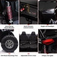 thumbnail image 3 of 24V 2 Seaters Ride On UTV with Remote Control, Battery Powered Extra Large Ride Car Toy for 2 Kids, 2 Seats+One More Foldable Seat, 15.4" Eva Wheels Off-Road with Music, Light for 3-8 Years, 3 of 6