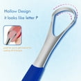 thumbnail image 6 of Tongue Scraper for Tongue Cleaning Reducing Bad Breath Stainless Steel Tongue Cleaners Metal Tongue Cleaning Tool, 6 of 7