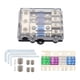 thumbnail image 4 of Kit de bloque de distribución con fusibles y portafusibles profesional con cubierta transparente 4 maneras, 4 of 9