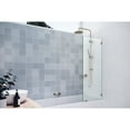thumbnail image 5 of Glass Warehouse  58.25" x 24.5" Frameless Shower Bath Fixed Panel Polished Brass Brass Finish, 5 of 5
