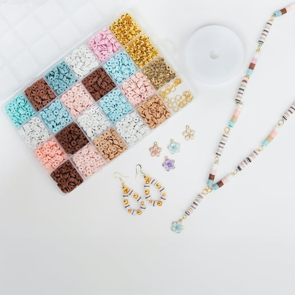 Cousin DIY Jewelry Making Kit with Colorful Heishi Beads and Charms, 2665 Pieces