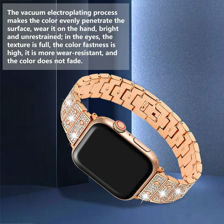 Amazon.co.jp: VIQIV キラキラバンド Apple Watch用 38mm 40mm