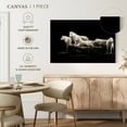 thumbnail image 4 of Elephant Stock White Wolves Wall Art - Horizontal Canvas Wall Art - Living Room Wall Decor - Animal Canvas - Black And White Decor - 48" x 32", 4 of 4