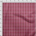 thumbnail image 1 of oneOone Silk Tabby Dark Pink Fabric Madras Check Sewing Craft Projects Fabric Prints By Yard 42 Inch Wide, 1 of 4