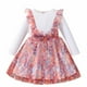 thumbnail image 1 of Vestido Para Niñas, Ropa Para Niñas Pequeñas, Primavera Otoño, Vestido De Manga Larga Con Lazo De Malla De Flores Para Niños Pequeños, Vestido De Princesa Blanco Odeerbi  LM103-7402, 1 of 9