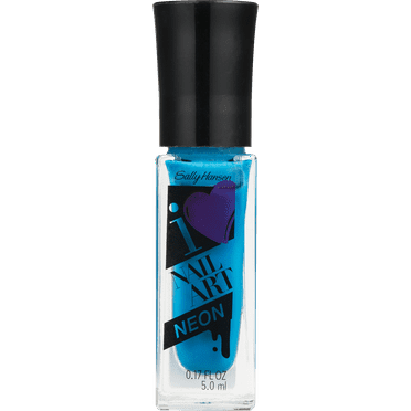 Sally Hansen I Heart Nail Art Neon Color 170 Blinding Blue, 0.17 FL OZ