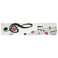 thumbnail image 3 of MYPOP Music Notes Table Runner Home Decor 16x72 Inch, Musical Treble Clef Table Cloth Runner for Wedding Party Banquet Decoration, 3 of 6