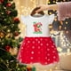 thumbnail image 3 of Mi primer, segundo, tercer y cuarto vestido con estampado navideño para niña pequeña, vestido con forma de pastel, vestidos de tutú para niña, atuendo de fiesta de princesa pequeña, falda, 3 of 5