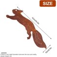 thumbnail image 3 of Rusty Running Squirrel Decorative Metal Squirrel Silhouette Creative Statue Ornament Iron Tree Decorative Band Rusty Patina Garden Sculpture Patio, 3 of 5
