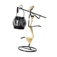 thumbnail image 1 of Lámpara de vela LED de escritorio, soporte para farol, decoración del hogar, centro de mesa, regalos, candelabro, candelabro para oficina, hogar, mesa Caqui, 1 of 9