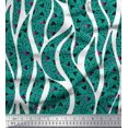 thumbnail image 1 of Soimoi Rayon Fabric Heart,Dot & Leaves Decor Fabric Printed Yard 42 Inch Wide, 1 of 3