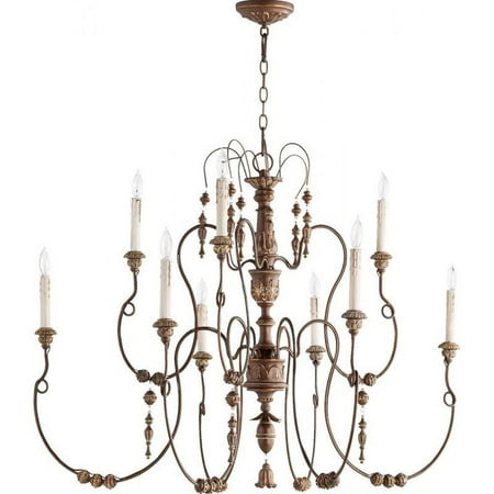 

Quorum Salento 9 Light Chandelier in Vintage Copper