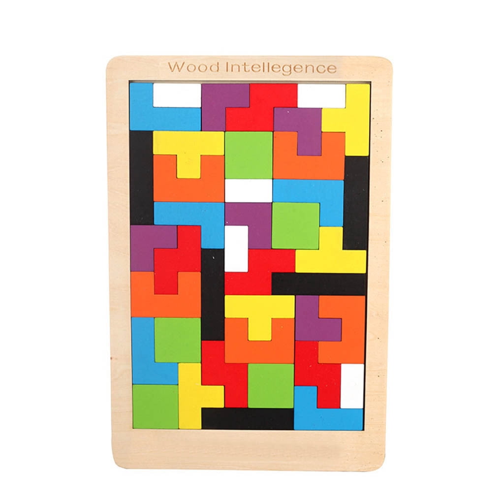 Wooden Puzzle Toys Game Preschool Magination Intellectual Educational