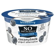 So Delicious Vegan, Non Dairy Blueberry Coconut Milk Yogurt Alternative, 5.3 oz Container