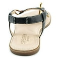 thumbnail image 5 of sperry womens calla jade open toe casual leather flat sandals, black, size 7, 5 of 5