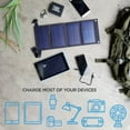 thumbnail image 5 of Ultra-Portable & Powerful 10W Solar Charger, Black - Lightweight, Rugged & Water Resistant – USB Power Output for Phones, Tablets, etc., 5 of 9