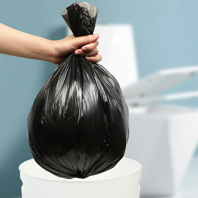 6 Gallon Garbage Can Liners,iMounTEK Black Heavy Duty Trash Bags