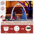 thumbnail image 5 of VEIKOUS 5ft Lighted Christmas Nativity Scene Decor with 150 LED Lights for Indoor and Outdoor, Muti-color, 5 of 8