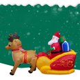 thumbnail image 4 of Papá Noel inflable de 72 pies FLhrweasw para jardín al aire libre Navidad, 4 of 7