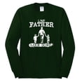thumbnail image 2 of Wild Bobby,Like Father Like Sons Boy Dad Daddys Boy Gift, Father's Day, Men Long Sleeve Shirt, Forest Green, 3XL, 2 of 3