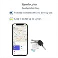 thumbnail image 2 of Bluetooth Mini GPS Locator Anti-lost Alarm for Apple Find My,White, 2 of 5