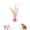 Pink, variant on Cat Toys Balls with Feathers,Interactive Cat Bouncy Balls for Indoor Cats and Playful Kittens, Rubber Kitten Ball Toys for Interactive Playing, Chase Training and Hunting Exercise