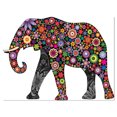 thumbnail image 2 of Éléphant Joyeux - Impression sur Toile d'Art Animalier, 2 of 3