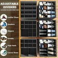 thumbnail image 4 of SpaceAid Shoe Organizer for Closet, 2 Pack, Fits 16-32 Pairs, Gray, 4 of 7
