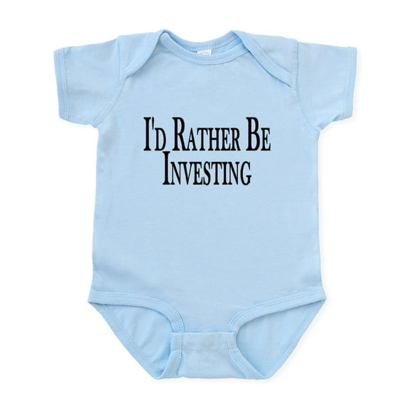 CafePress - Rather Be Investing Infant Bodysuit - Baby Light Bodysuit, Size Newborn - 24 Months