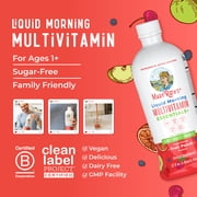 MaryRuths Liquid Multivitamin Essentials+ with Elderberry for Immunity Support, Vitamins A C D E, Fruit Punch Flavor, Ages 1+, 32 fl oz