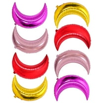 OUNONA 8Pcs Holiday Decoration Balloon Aluminum Film Balloon Assorted Color for Indoor Outdoor