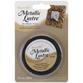 thumbnail image 2 of DecoArt Metallic Lustre Wax Paint and 2" Chalk Wax Finishing Paint Brush Set - 1oz - Champagne Ice, 2 of 2