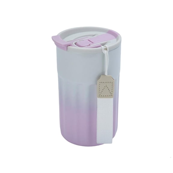YIEMEEN Coffee Cup Travel Flask 304 Stainless Steel Duals Opening Design with Handle