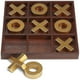 thumbnail image 1 of 10 Piece Premium Solid Wood Tic-tac-toe Board Game Giant Gold 14inch Outdoor/indoor Party Set Toy For Children/ Adults Perfect For Backyard Entertainm, 1 of 5