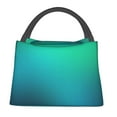 thumbnail image 1 of Balery Green Turquoise Teal Bolsa de Aislamiento Portátil – Bolsa de Almuerzo con Forro de Aluminio Mejorado, Funda Impermeable y Fácil de Limpiar para Picnic y Caja de Almuerzo, 1 of 6