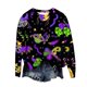 thumbnail image 1 of Gibobby Tops Mujeres Casual Sudadera con estampado gráfico de a la moda para mujer, sudadera con cuello redondo, sudadera informal de manga larga, blusa (Negro, XXL), 1 of 3