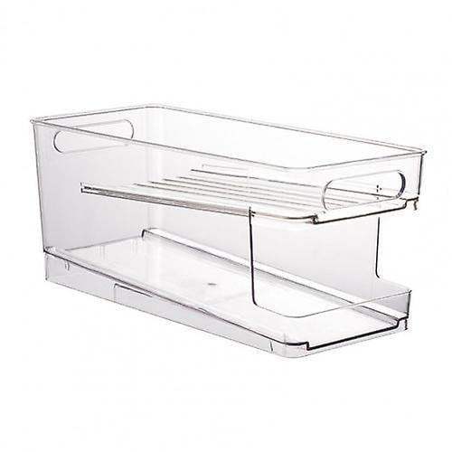 Cola Rack Fridge Double Layer Refrigerator Fresh Drink Beer Cola Can Soda Storage Rack ...