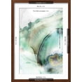 thumbnail image 5 of Art.com Mint Bubbles II Art Print by PI Studio, Brown Frame Wall Art, 17" x 23", 5 of 5