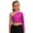 Hot Pink, variant on Girls Off Shoulder Long Sleeve Top with Polka Print and Cropped Shirt Casual Party Glitter Tee Shirts for Teens