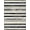 Navy Blue, Pattern 1, variant on ODIKA 8'x10' Washable Area Rug Non-Slip Chair-Friendly Mat Striped Vintage Farmhouse Bands Distressed Colorblock Border for Dining Room, Large Office, Lounge