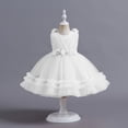 thumbnail image 2 of Vestido infantil, vestido de pastel de hilo hinchado, vestido de princesa, vestido de niña para el primer cumpleaños de niña de las flores, 2 of 6
