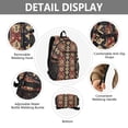 thumbnail image 4 of JIALIOU 14" Laptop Backpack Waterproof Airline Approved Stylish Casual Daypack for Travel Business College Work, Ornate Retro Floral, 4 of 8