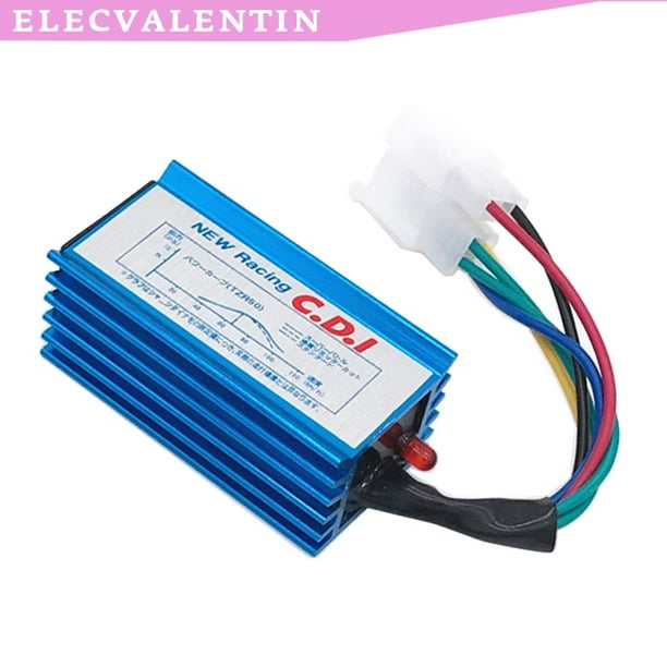 Motocicleta CDI encendido 6 pines Racing CDI AC unidad de alimentación ca con 6 pines en el conector huangjie unisex